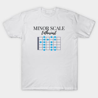 Minor Scale Enthusiast Light Theme T-Shirt